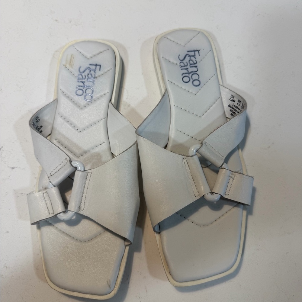 Franco Sarto Women's Cream Sandals